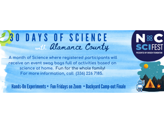 30 Days of Science: Alamance County