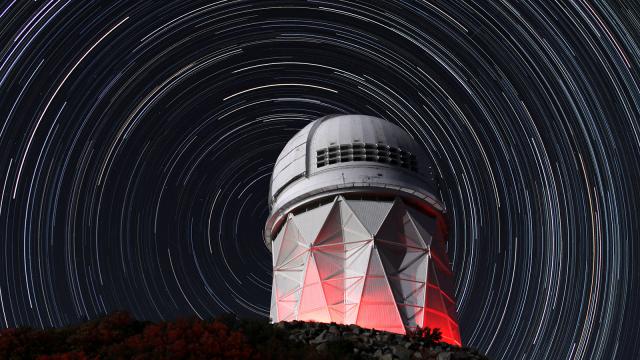 Observatory at night