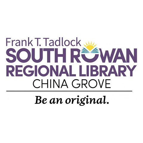 Logo for Frank T Tadlock South Rowan Regional Library China Grove; Underscore Rowan County Motto: