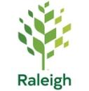 An image of a tree made of rounded squares of green with the word Raleigh beneath it, which is the city of Raleigh logo.