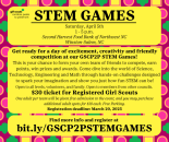 STEM Games flyer