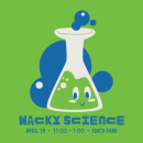 Wacky Science at Finch Park in Lexington NC. April 19 from 11:00am - 1:00pm