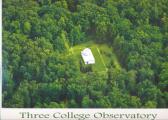 Aerial view of Three College Observatory 