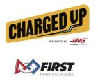 Charged Up and FIRST NC logos