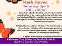 Herb Haven flyer