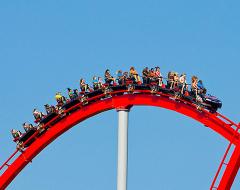 Intimidator ride at Carowinds Intimidator ride at Carowinds