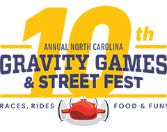 10th NC Gravity Games logo