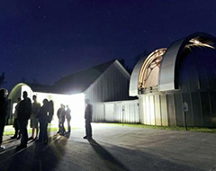 AppState Observatory at night